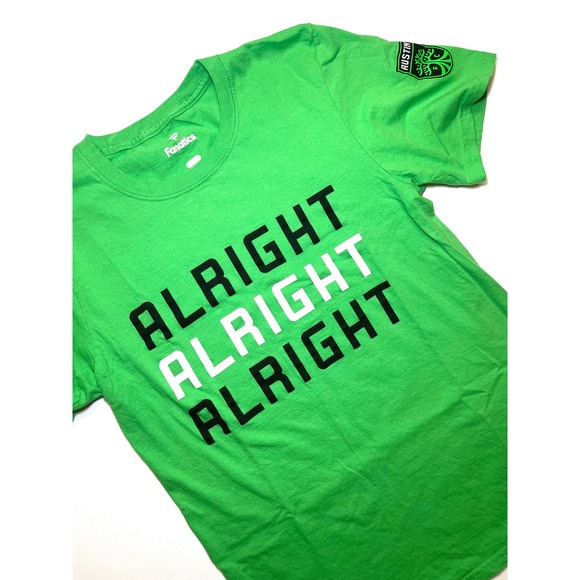 Fanatics Other - Austin FC Fanatics‎ Alright Alright Alright Green Graphic T-Shirt Mens Small